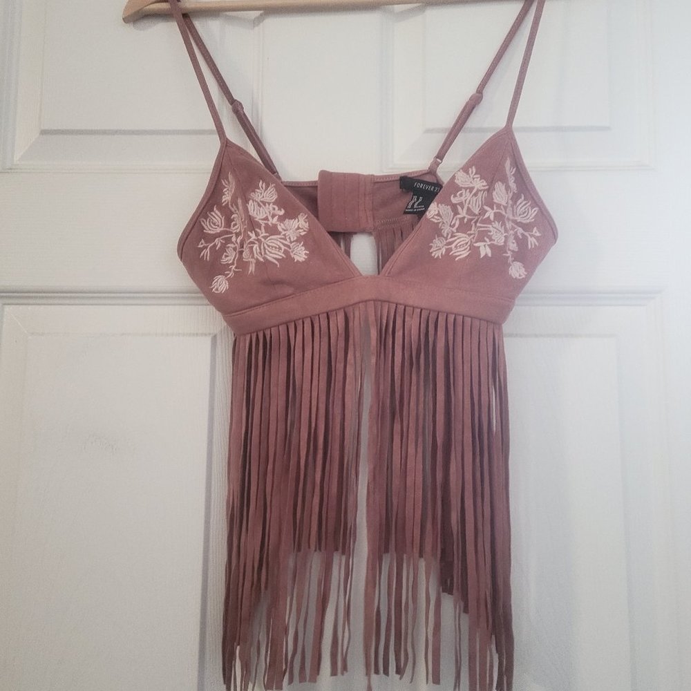 Forever 21 fringe top